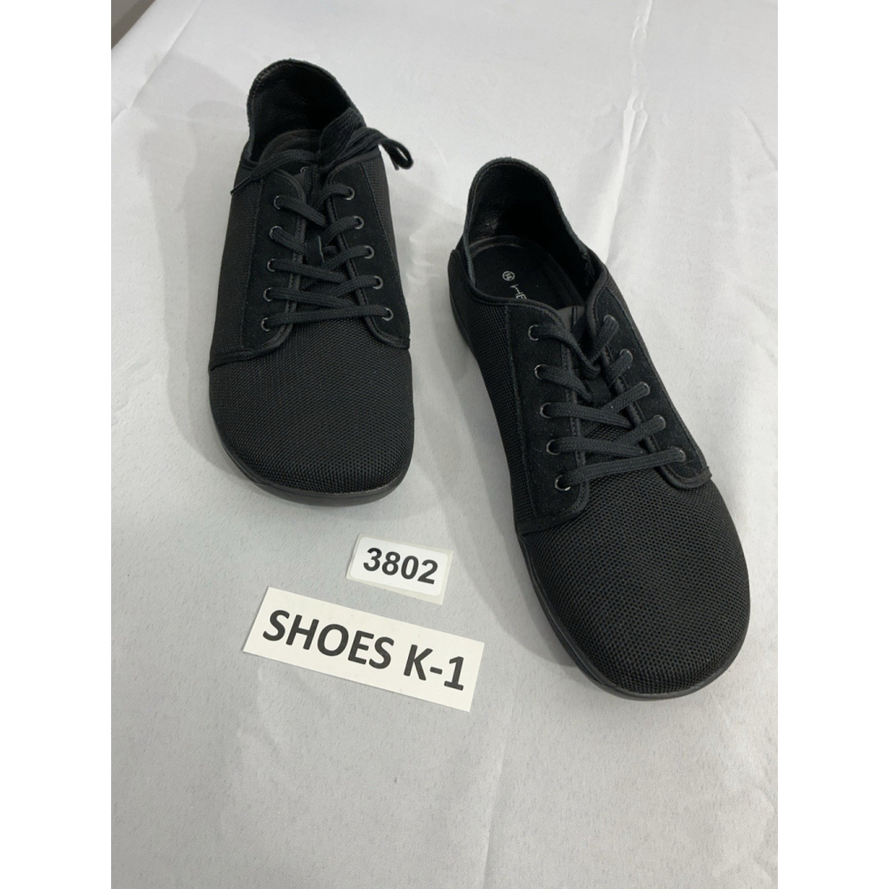 Men’s Heez Size 14 Black Mesh Lace Up Casual Sneakers
